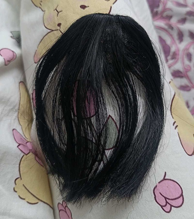 Black Clip-In Hair Bangs