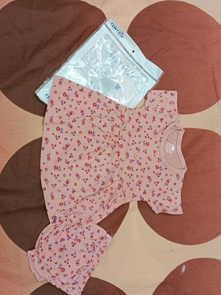 Cute Floral Baby Girl Outfit