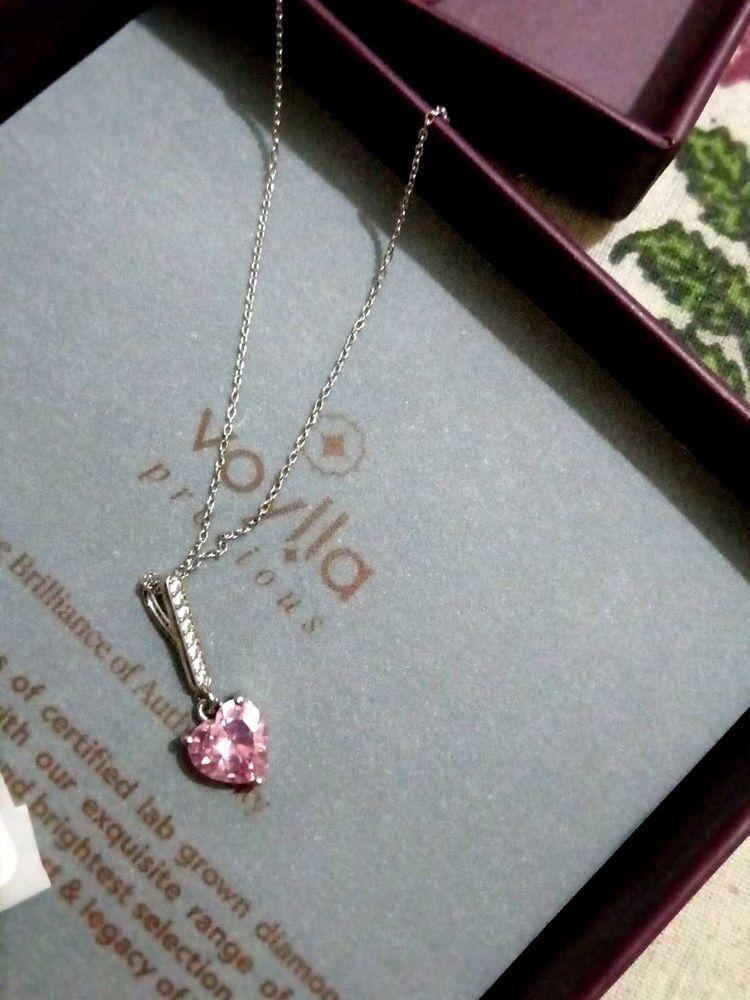 Voylla silver Heart Neckpiece ❤️✨️🌷