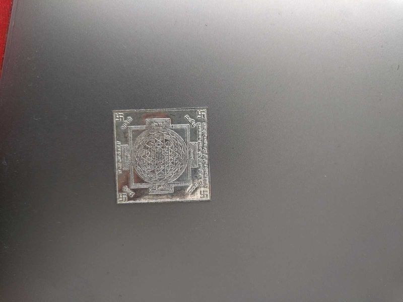 Pure Silver Shree yantra