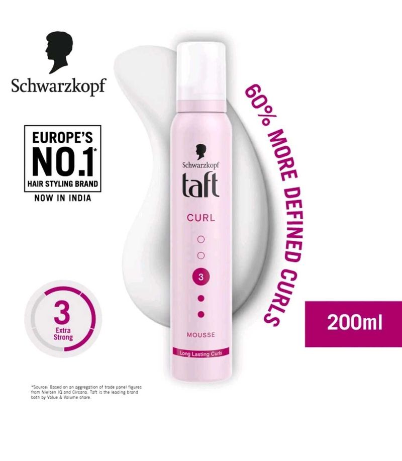 Schwarzkopf Taft Curl Mousse
