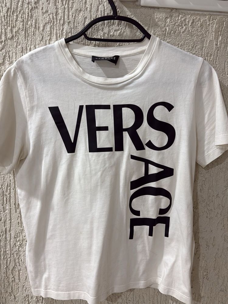 Versace White Logo T-Shirt