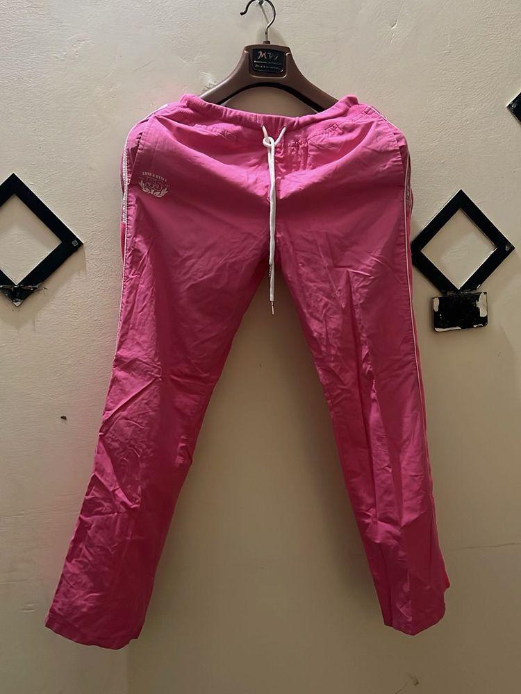 Pink Casual Pants