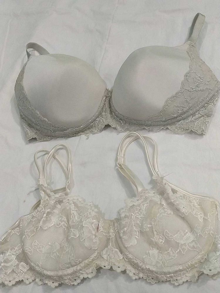 combo of two Comfortable Lace Detail Bras