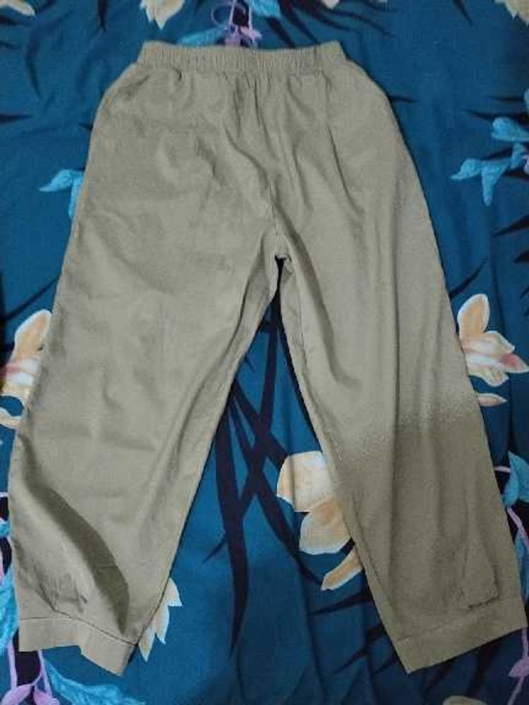 25.Comfortable Khaki Palazzos