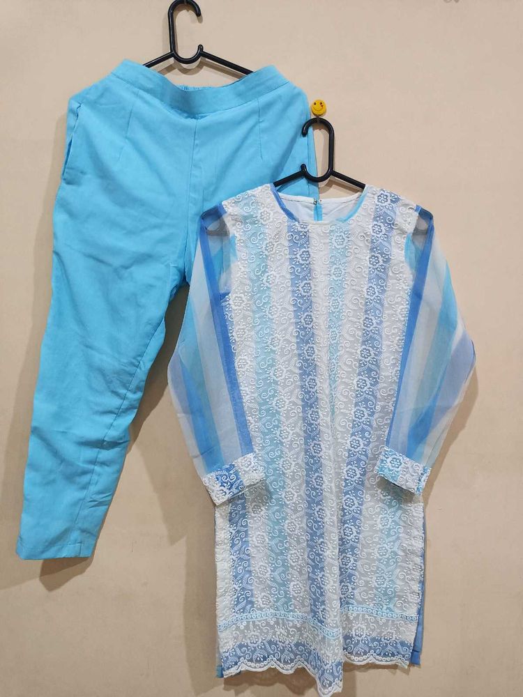 💙Chikankari Suit Set ✨