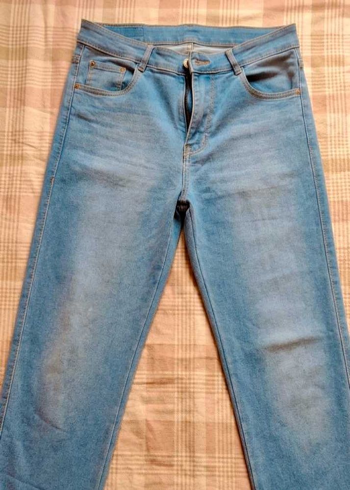 Light Wash Denim Jeans