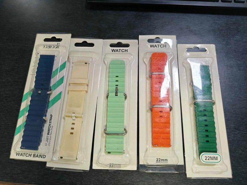Watch Bands - Blue, Cream, Green, Orange