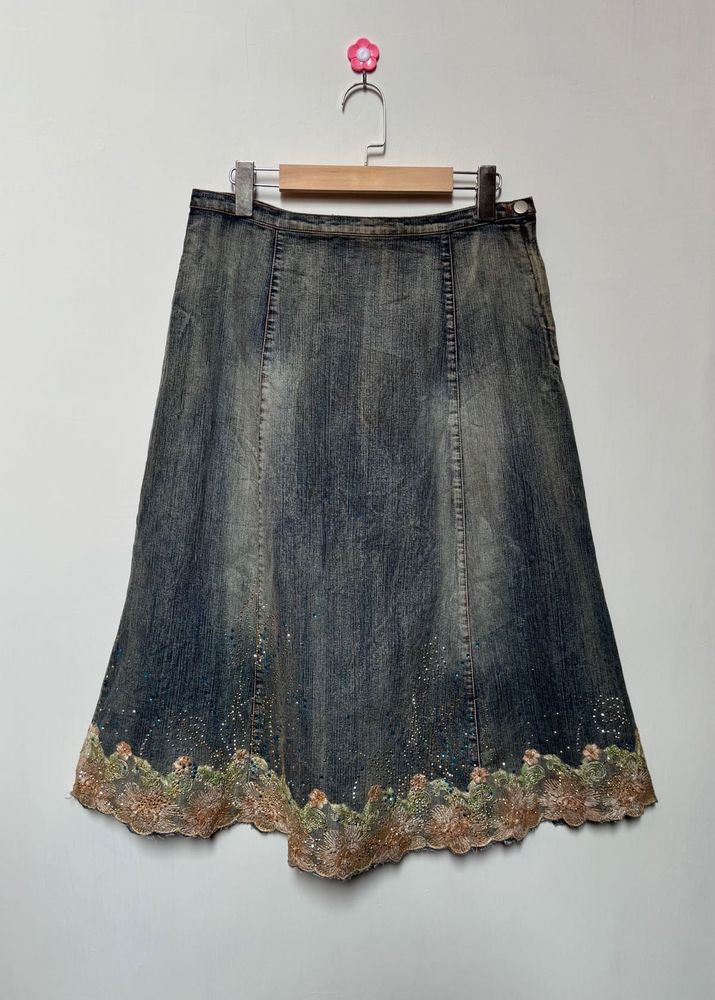 Vintage Embellished Skirt