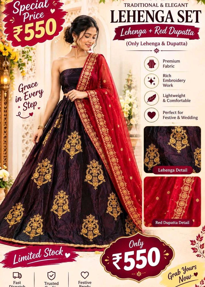 lehenga choli with dupatta