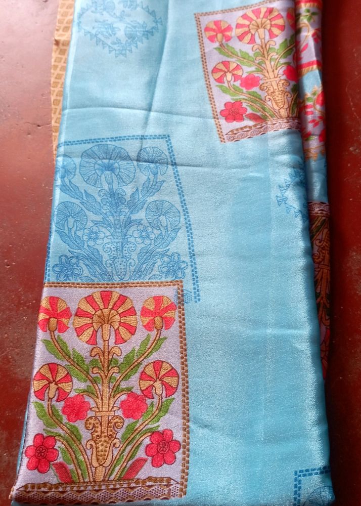 Crepe saree new one.. grab it for very low rate..