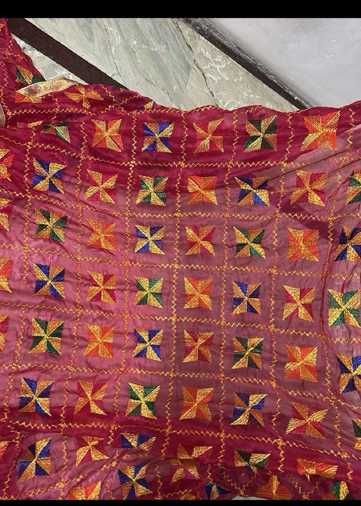 Embroidered Dupatta ,shirt, net chunni
