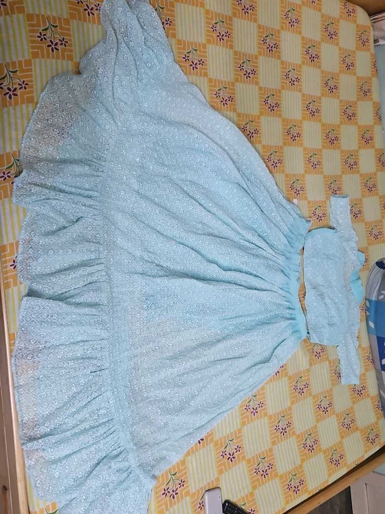 Beautiful Light Blue Lehenga Choli