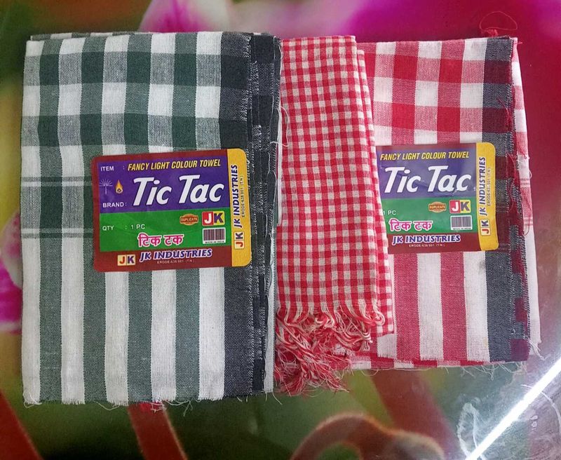 Tic Tac Fancy cotton Towel - Pack of 3