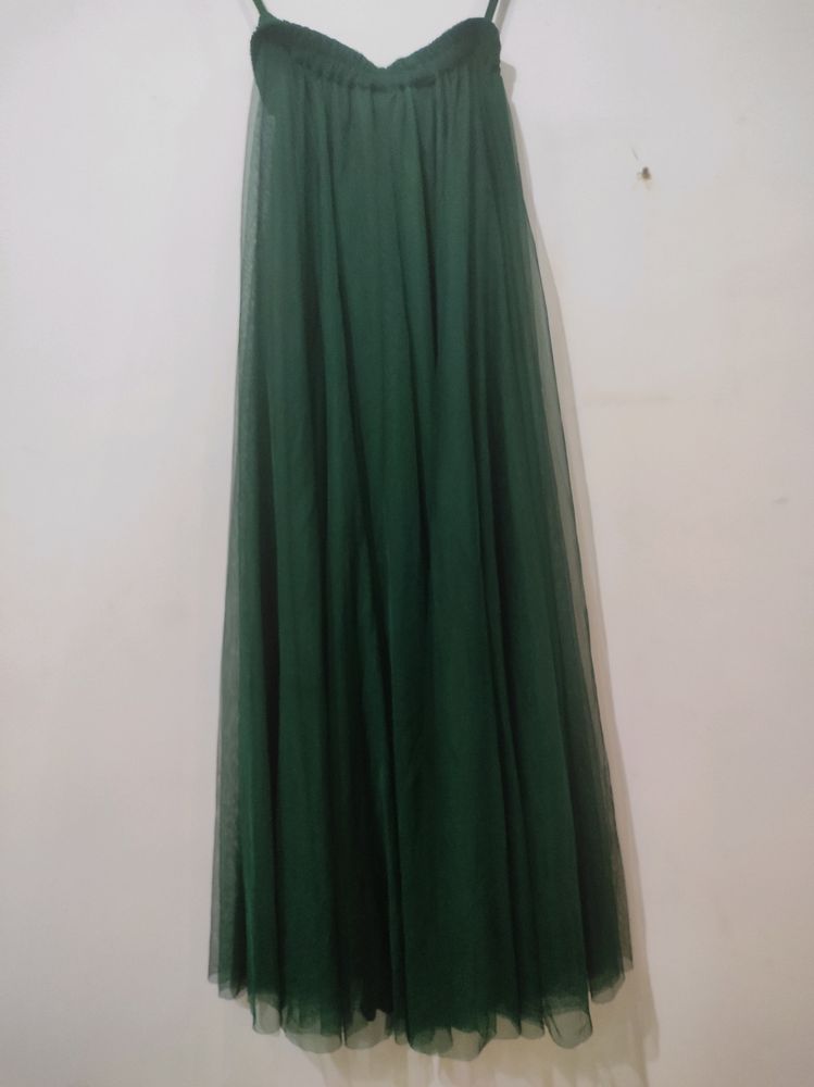 Fancy Green Skirt Palazzo 🌿