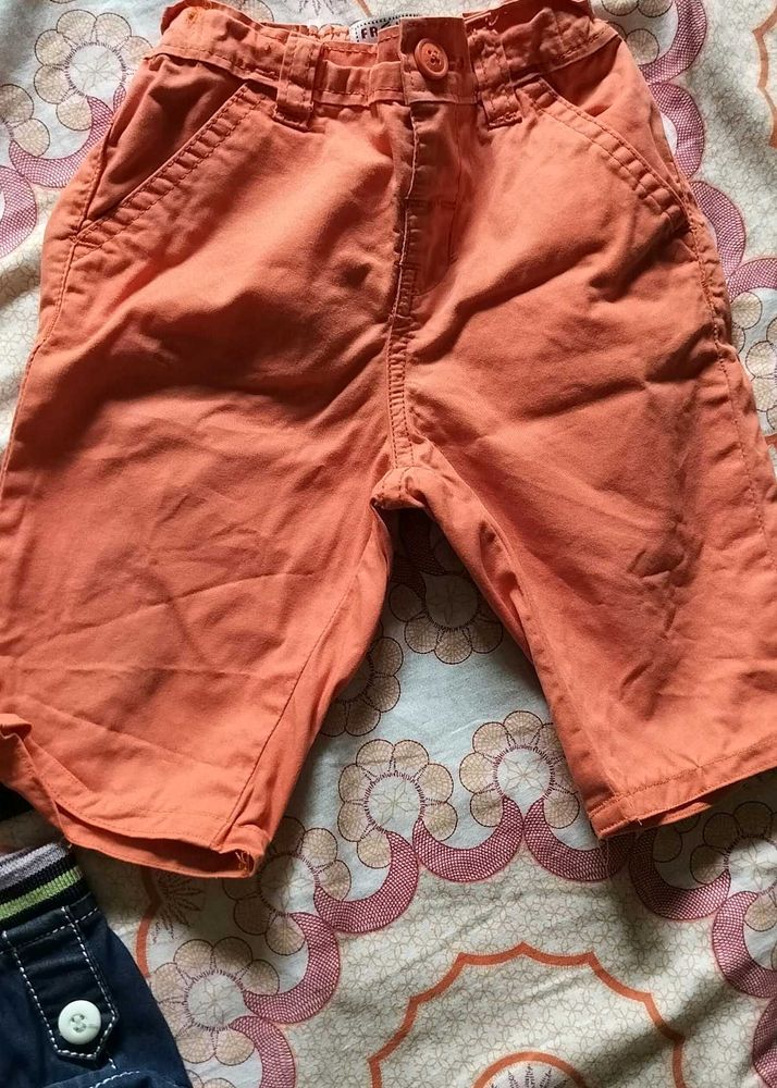 two Boys Shortsand jeans jacket