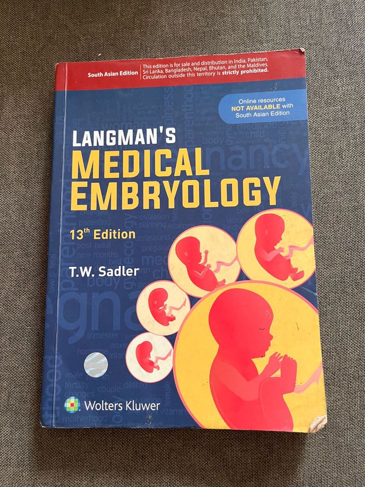 Langman's Medical Embryology 13th Ed
