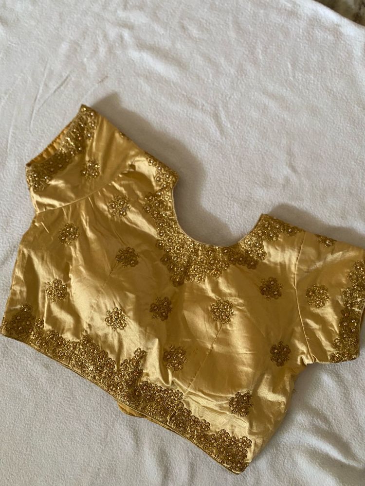 Golden Embellished Blouse