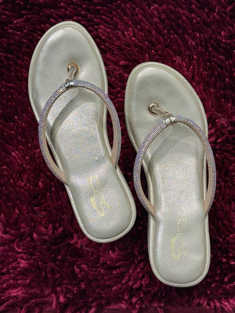 Elegant Silver Sandals