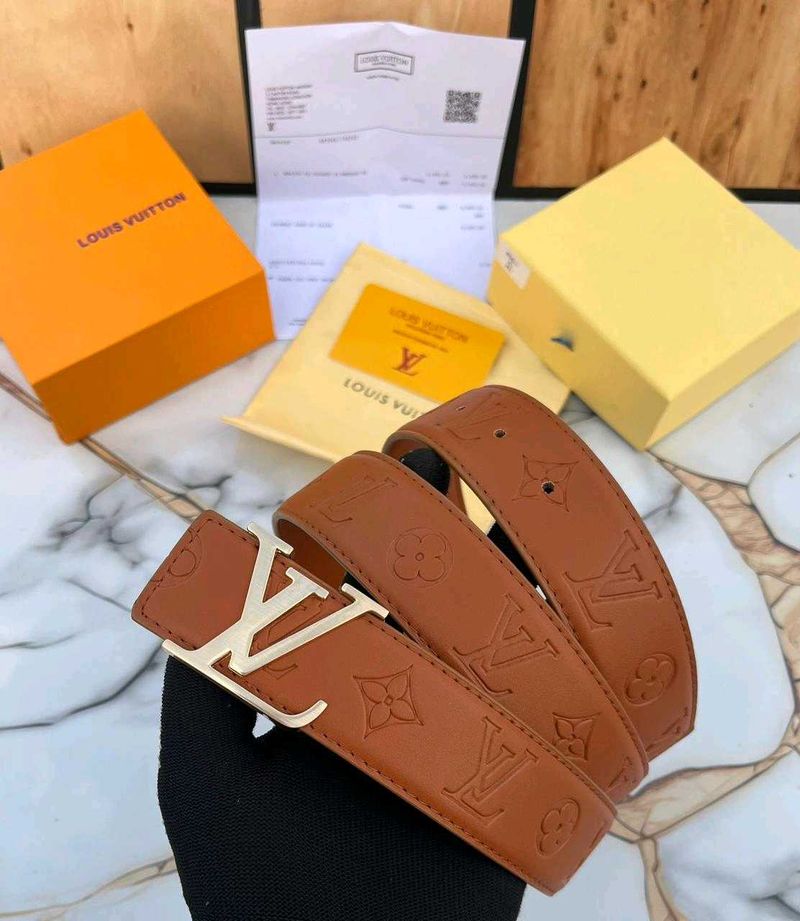 LV*👉🏻*PREMIUM BELT**WITH DUSTER,CARD&amp;BILL*
