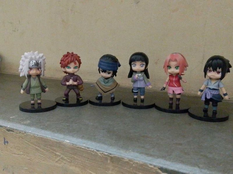 Naruto Anime Chibi action figure set of 6 piece