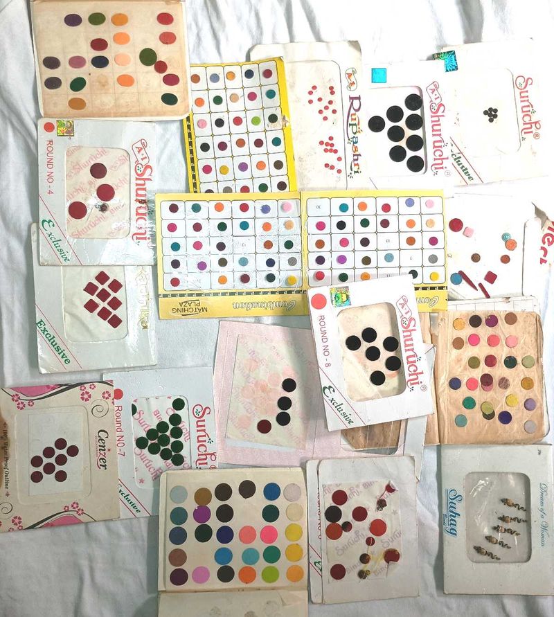 Bindi collection multicolour colourful red black
