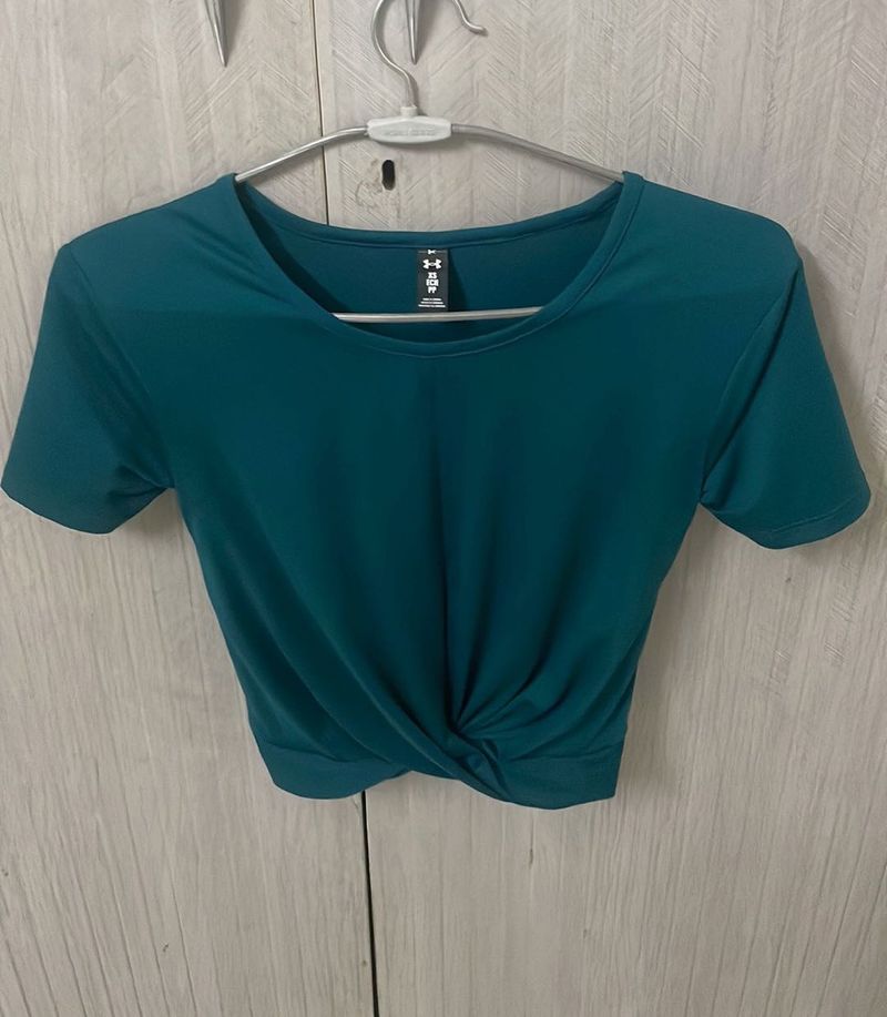 Teal Activewear Top
