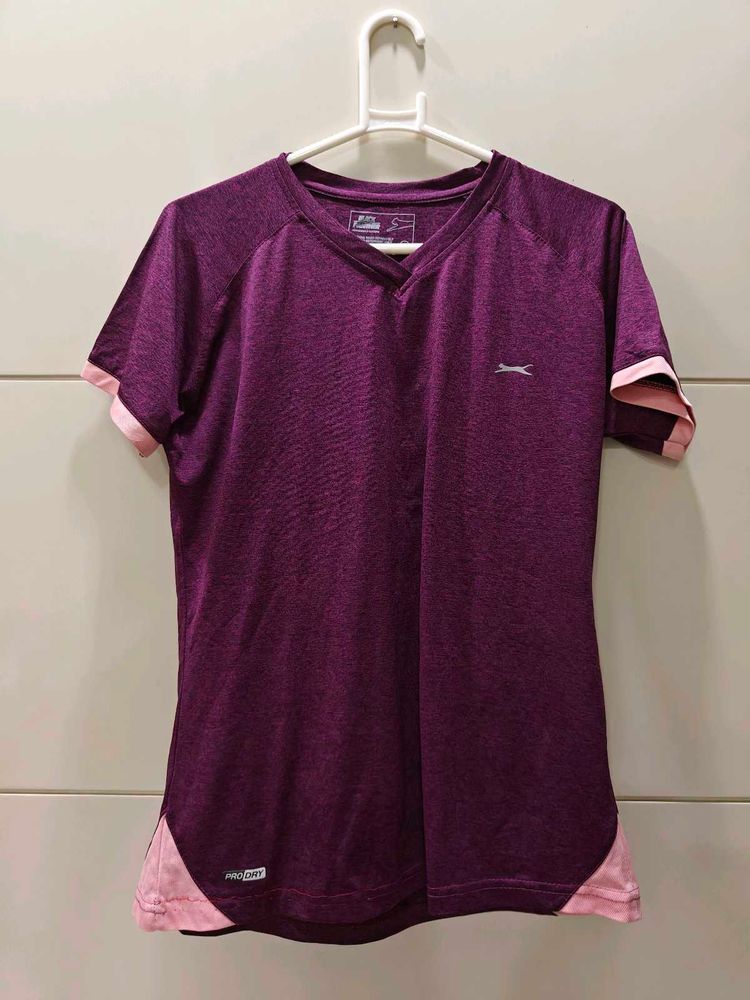 Slazenger Women's V-Neck Sports T-Shirt