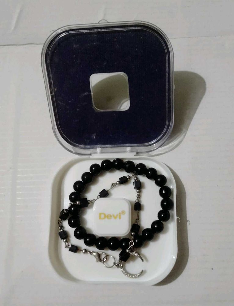 Elegant Black Beaded Jewellery Set