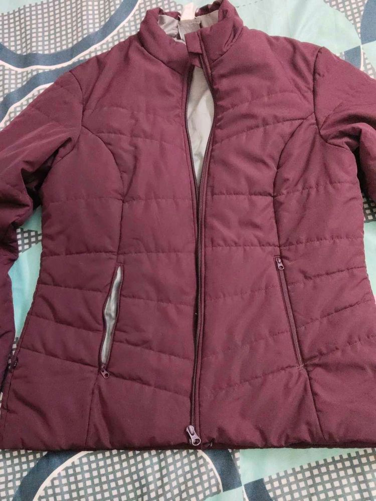 Maroon Padded Jacket