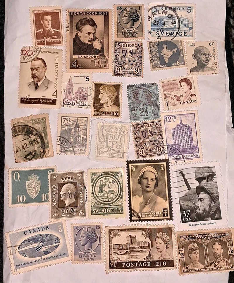 Rare collection of Monochromatic stamps