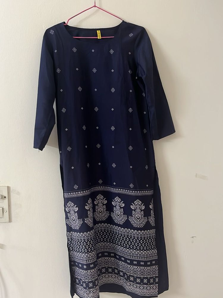 blue kurti