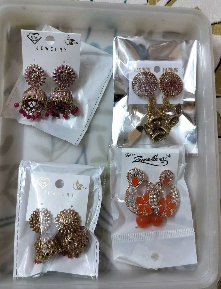 Earrings Set - Four Unique Pairs