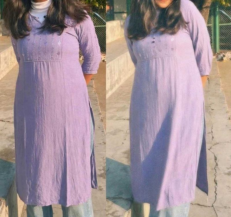 💜 Embroidered Kurta