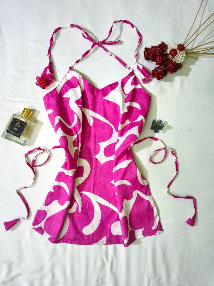 Halter neck short kurti 🌷