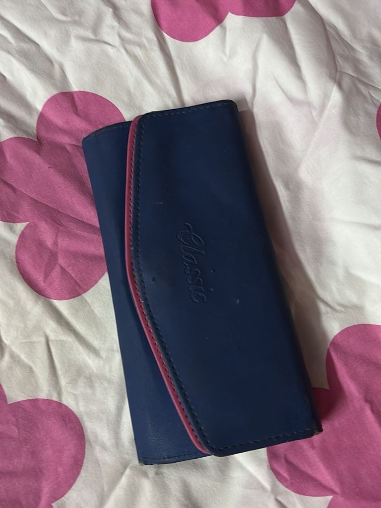 Classic Navy Blue Clutch