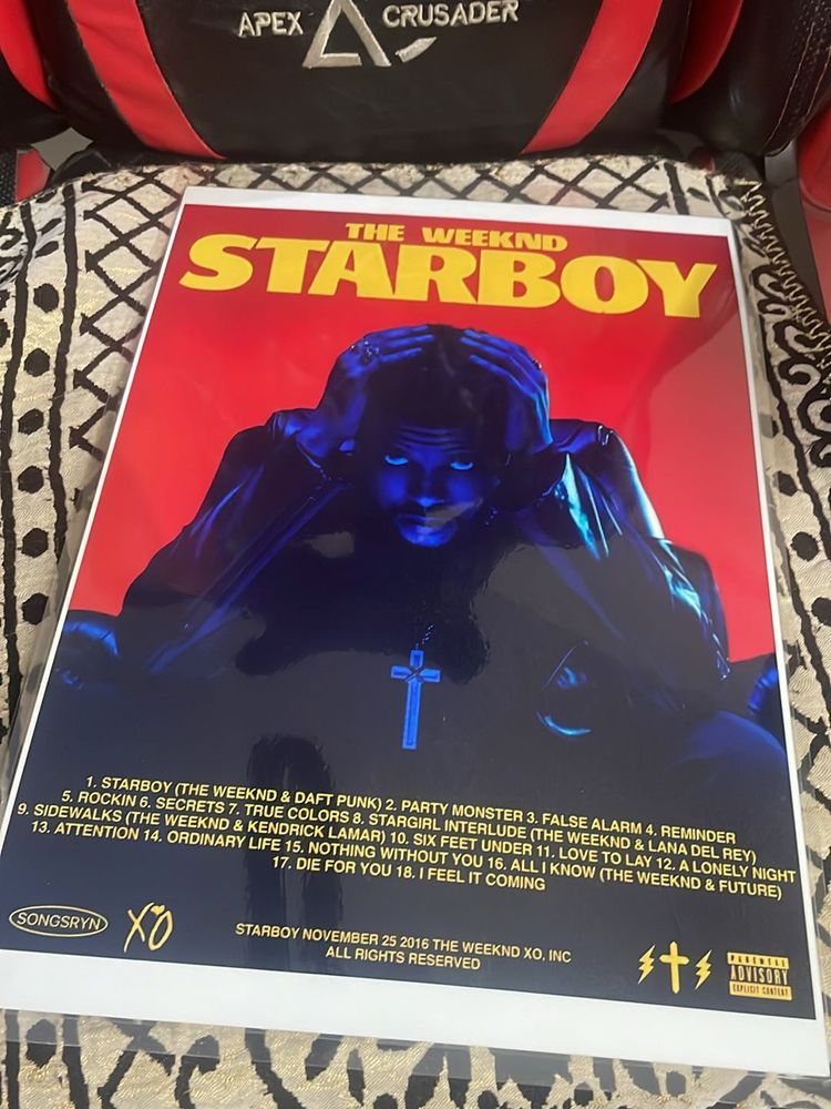 Weeknd Poster With Laminated