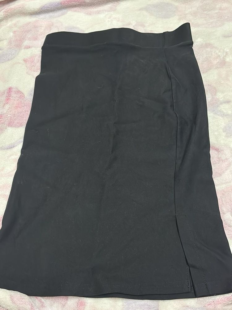 Black High Waist Skirt