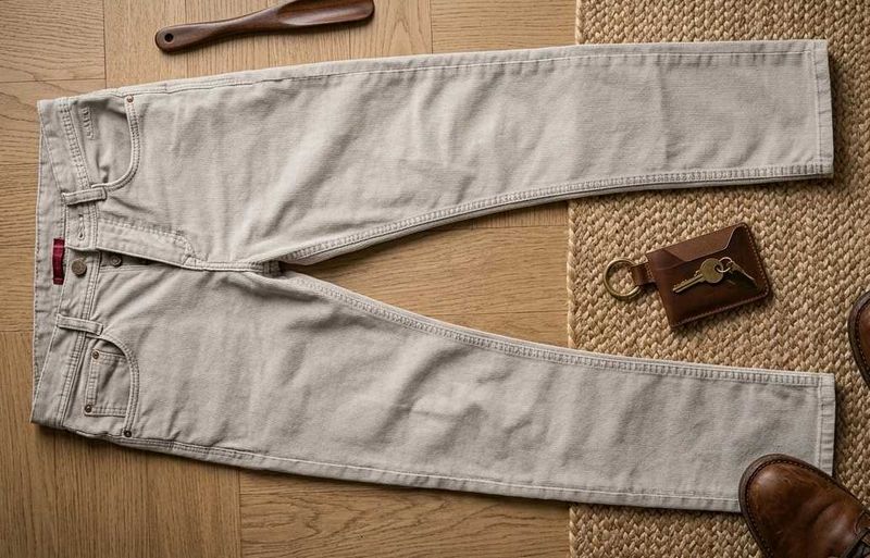 Classic Beige Chinos for Men