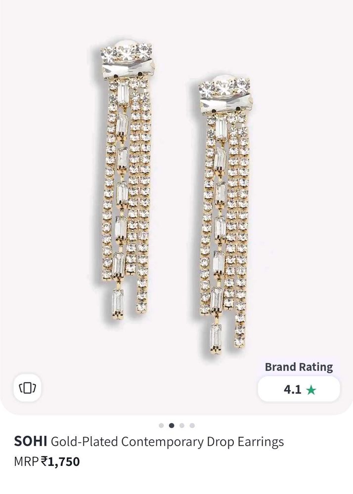 Designer Diamond Drop Earrings