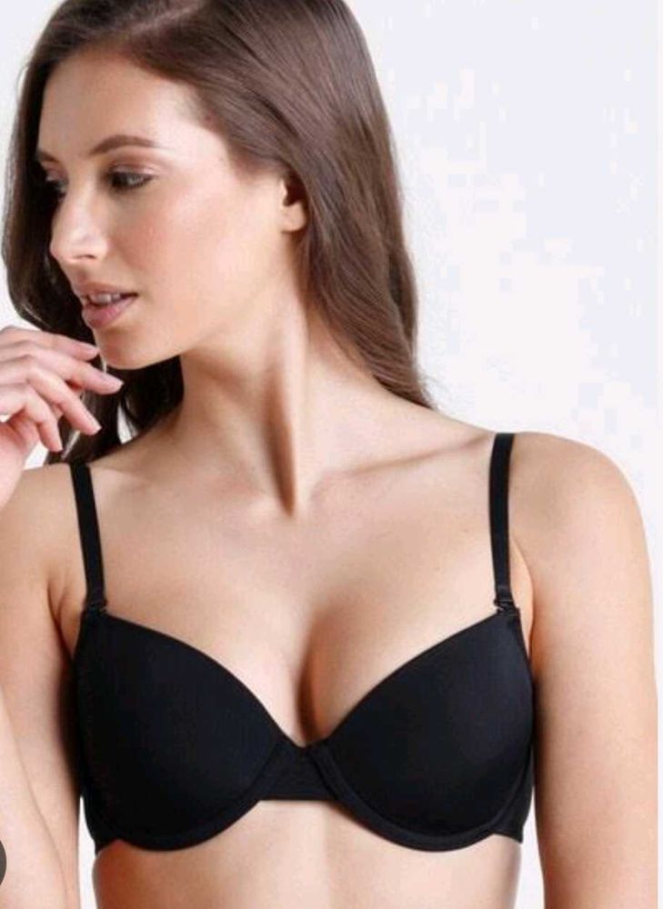 Black Padded Bra