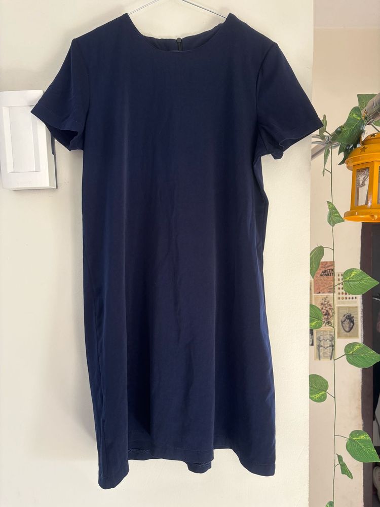 Navy Blue T-Shirt Dress