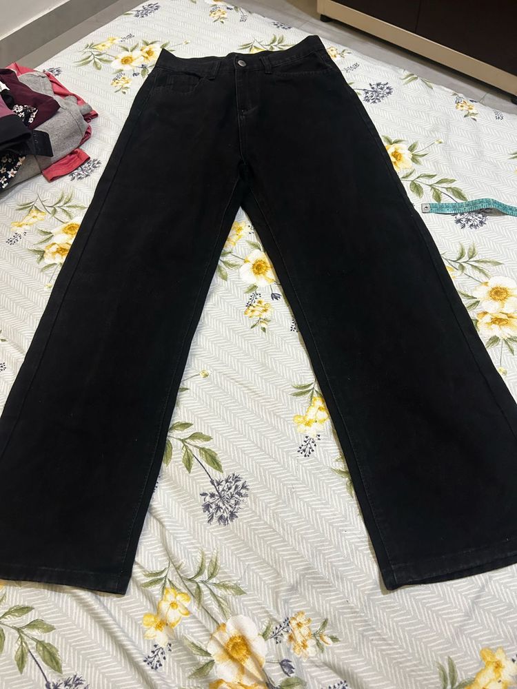 Black Wide Leg Jeans