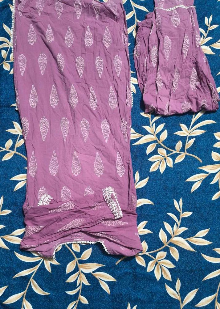 Beautiful Purple Kurta Set