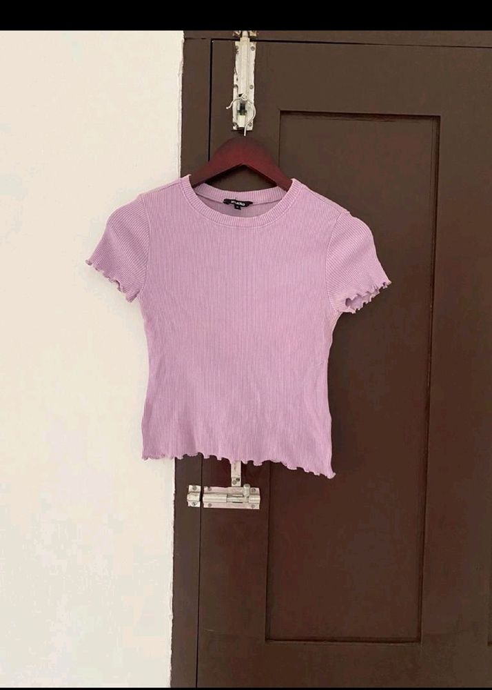 Zudio Lavender T Shirt