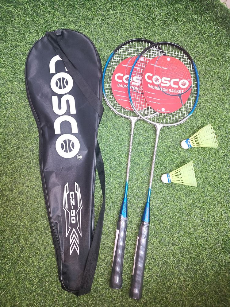 Cosco Racket Set With 2 Cocks Combo