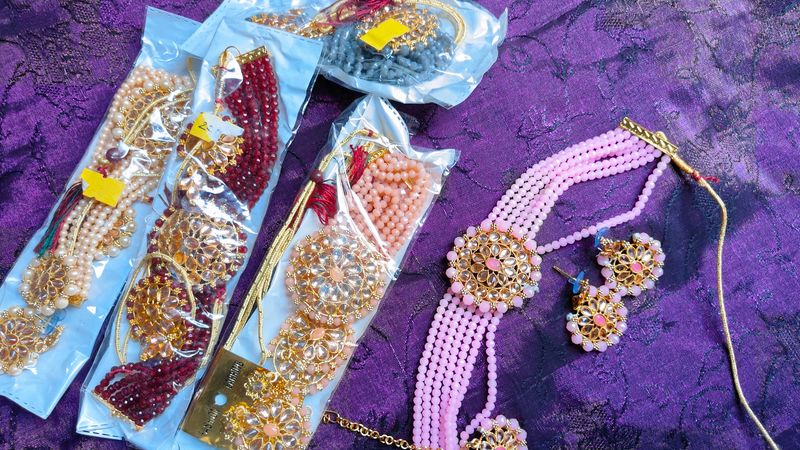 Colour Available Necklace Set
