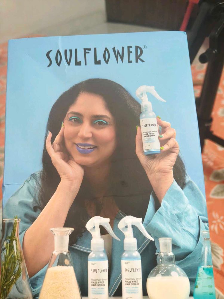 Soulflower Rosemary Spritz Frizz-Free Hair Serum