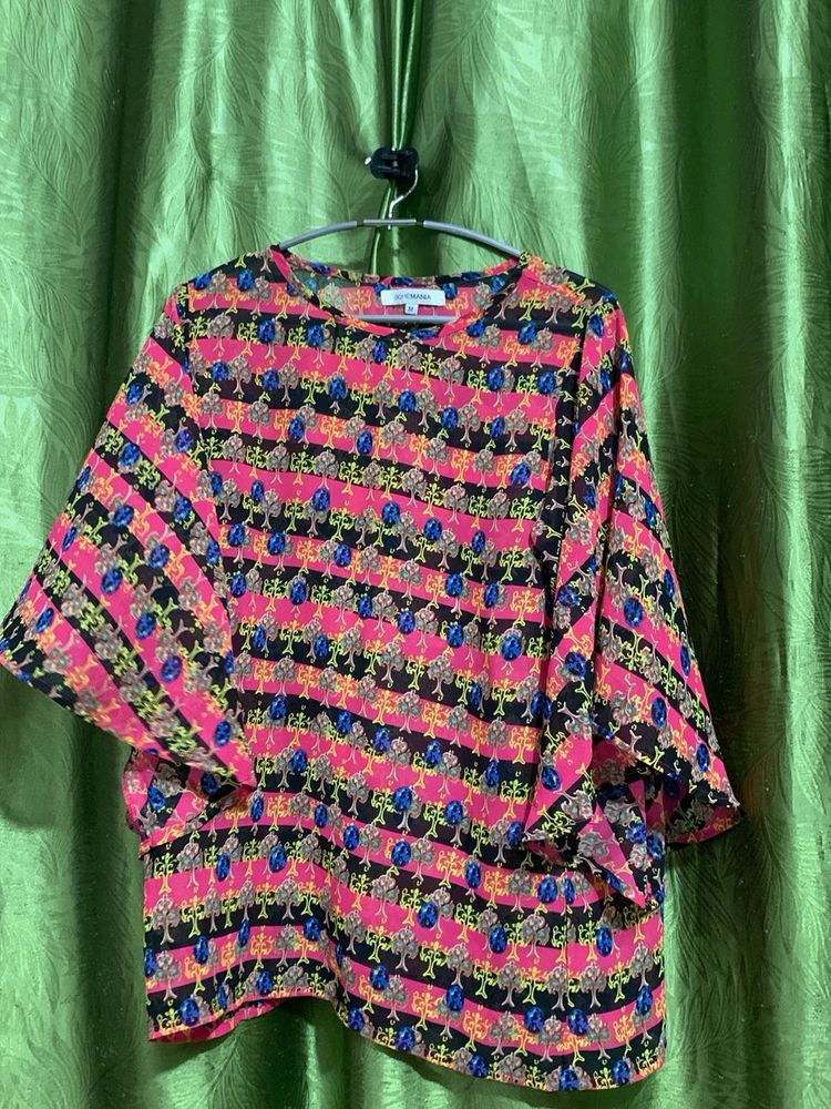 Printed Boxy Top