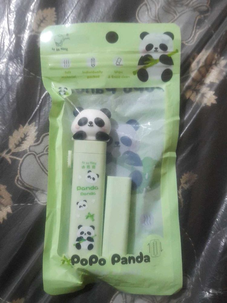 Cute Popo Panda Stationery Set